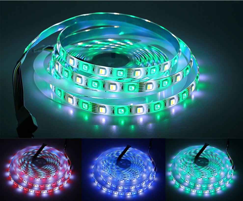 5 m 300 светодиодный s светодиодные RGB ленты 5050 DC12V RGB Светодиодная лампа меняющая цвет Гибкая световая лента с 17 Ключи РФ контроллер и Мощность