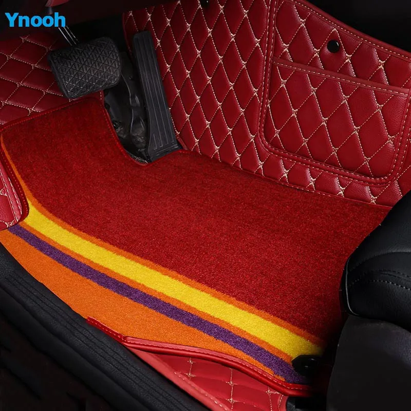 Ynooh автомобильный напольный коврик для mg 3 zs geely emgrand x7 ec7 два автомобильных