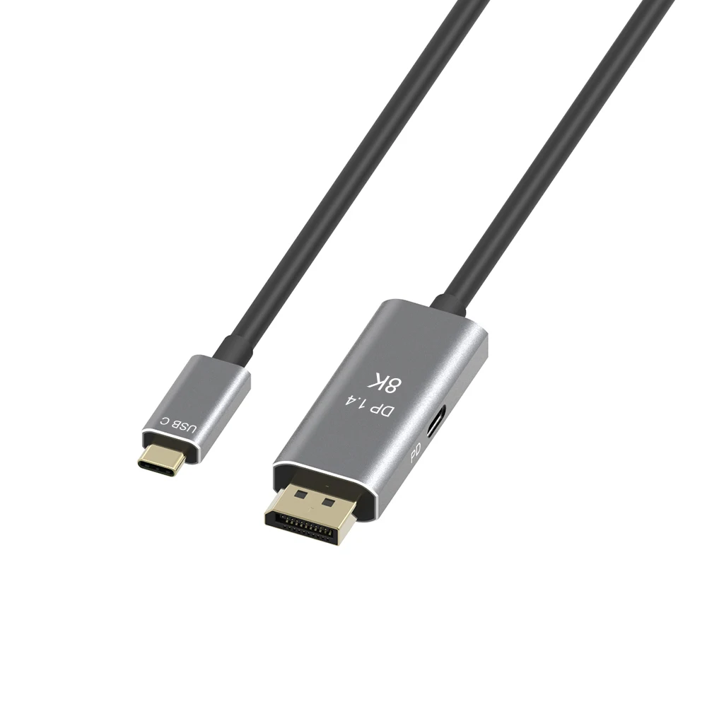 USB C к DisplayPort 1 4 8K кабель с PD @ 60Hz 4K 144Hz Thunderbolt 3 для MacBook Pro 2019 2020 DELL XPS|Кабели VGA| |
