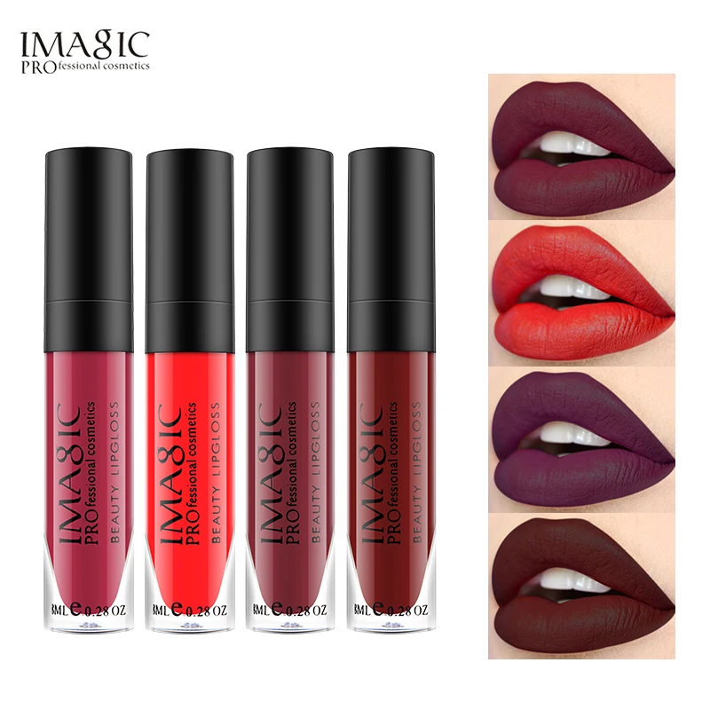 IMAGIC nieuwe блеск для губ glazuur dames sexy merk блеск для губ cosmetica waterdicht blijvende dames naakt make-up hydraterende