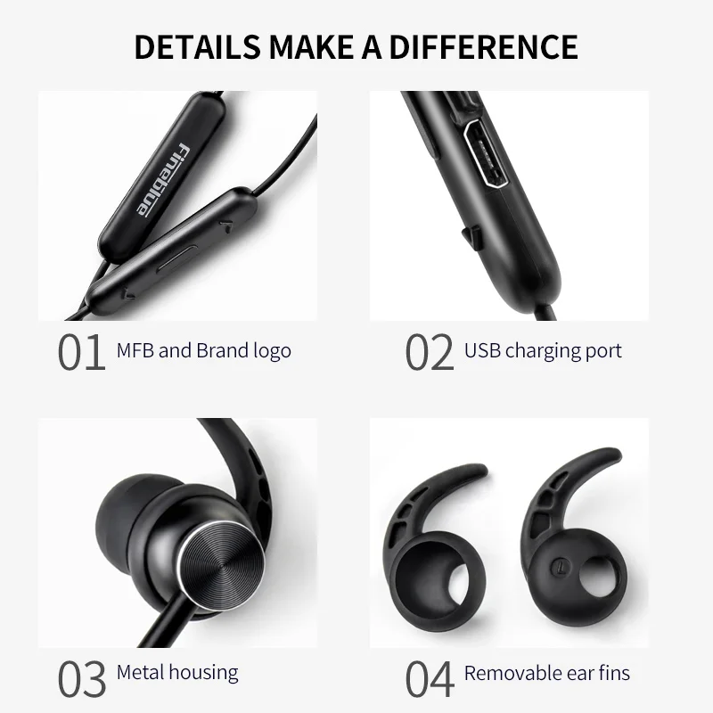 Mate 10 Магнитная беспроводная bluetooth гарнитура с шейным ремешком спортивные