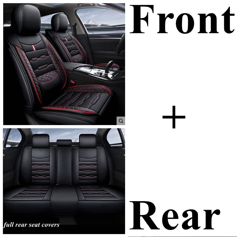 Автомобильный чехол для сиденья Volkswagen Passat b5 b6 b7 b8 polo Touareg golf 4 5 6 7 BORA CANDY MAGOTAN Sagitar SPORTSVAN PHIDEON GOL - Название цвета: black red standard