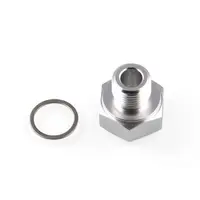 M12X1.5 To 1/8 NPT New Engine Oil Pressure Sensor Adapter Connecter LS Series with copper washer 2