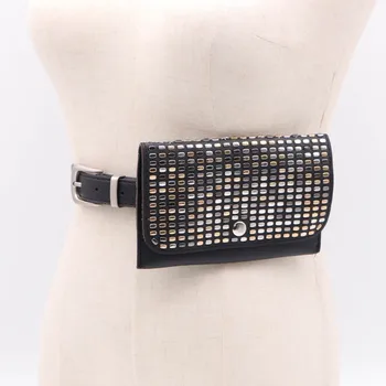 

New Women Waist Pack Fanny Pack Leather Fashion Bum Waist Belt Shoulder Bag Female Belt Bags Mobile Phone Bags #113