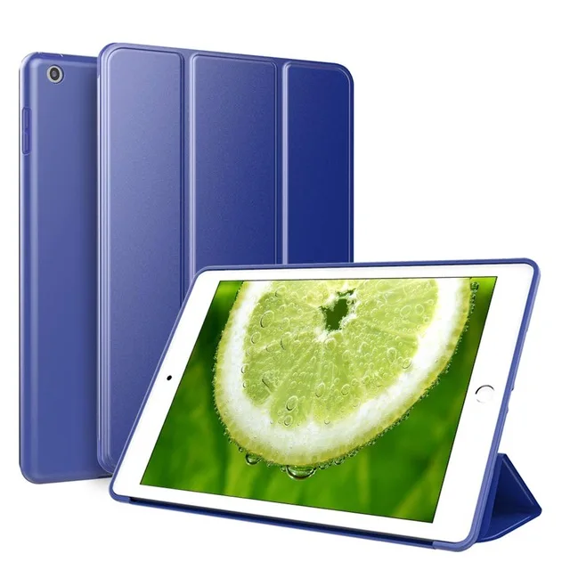 Тонкий умный чехол для iPad 10,2 мягкая задняя крышка из ТПУ для Apple iPad 7 7-го поколения A2200 A2198 A2232 чехол для планшета+ пленка+ ручка - Цвет: navy