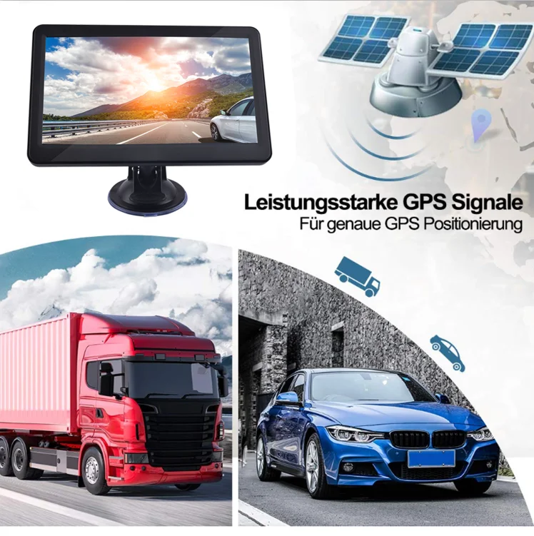 Заводская горячая распродажа 7 дюймов HD Автомобильный gps навигатор FM 8G 256MB навигатор HD емкостной экран грузовик gps навигатор s