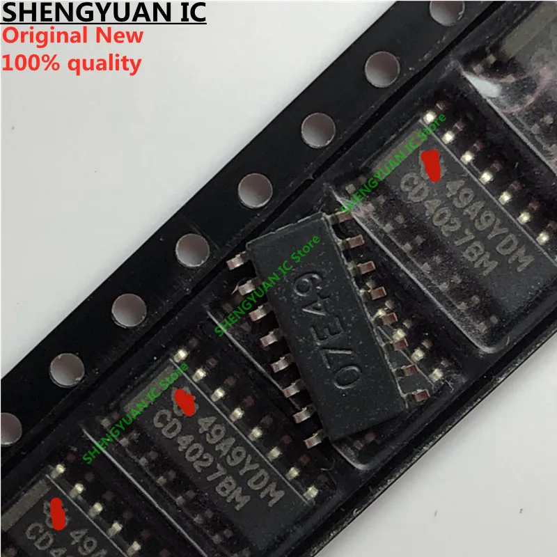 Шт./лот CD4027BM96 CD4027BM SOP-16 CD4027 CMOS двойная фотография шлепанцы Master-Slave 100% новые