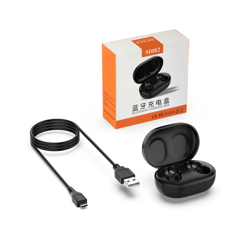 Charger Case Charging Box with 1m USB Cable for XIAOMI Redmi AirDots Bluetooth True Wireless Earphone Headphone Accessories