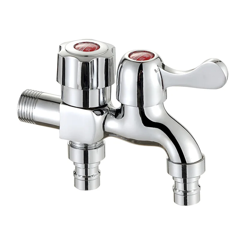 

Factory Direct Selling Washing Machine Faucet One into Two Leading One Divided into Two Water Dragon Head Dual-Use Multi-functio