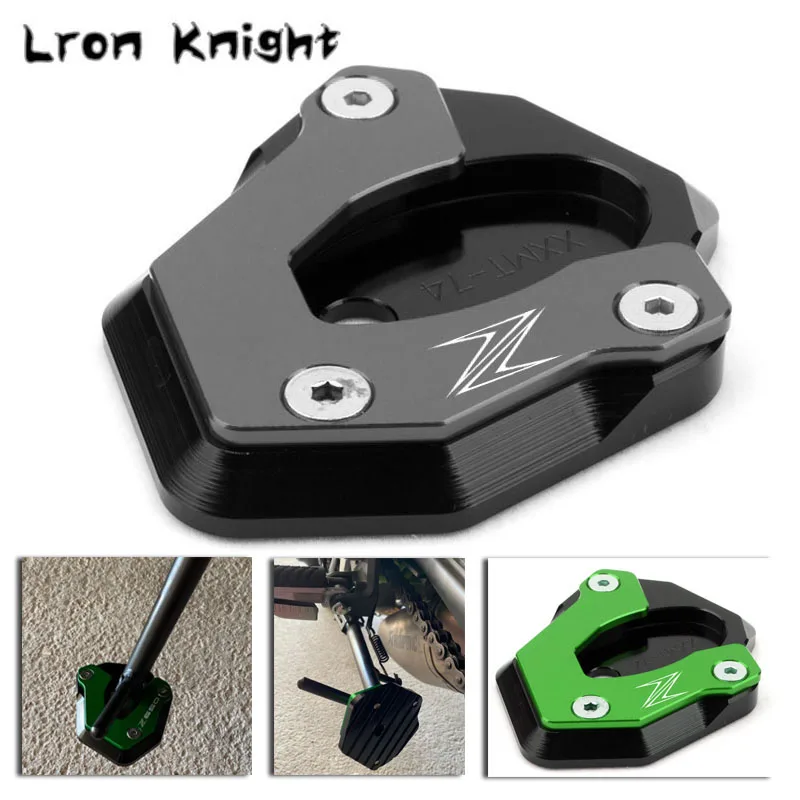 Для KAWASAKI Z650 Z900 Z900RS Z1000 Z1000SX ZX 6R 10R ER 6N 6F ЧПУ подставки Sidestand стенд|Стойки| |