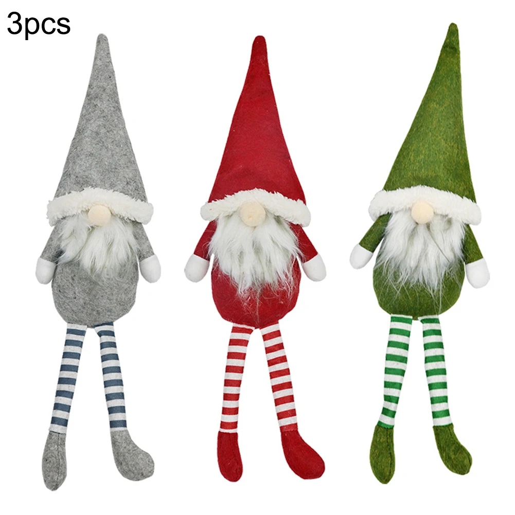 

Christmas Doll Toys Santa Claus Snowman Elk Christmas Tree Hanging Ornament Decoration for Home Xmas Party Navidad Christma Gift