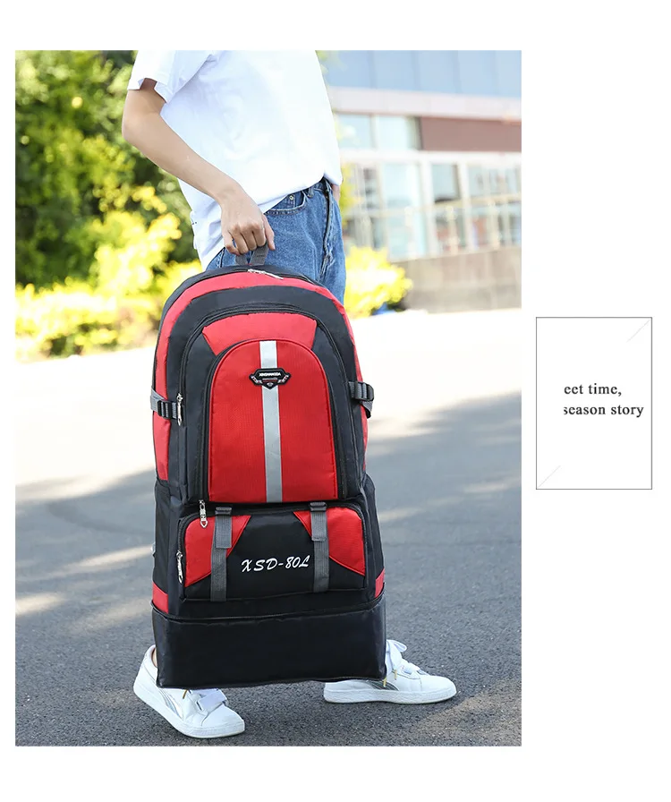 Высококачественный рюкзак 60л 80л, уличный рюкзак, большая Спортивная Дорожная сумка для отдыха, уличный рюкзак, дорожная сумка, mochila hombre