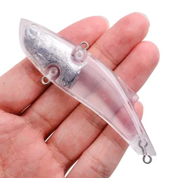 

9cm 25g Sinking Vib Blank Nude Baits Crankbait Minnow Bait Unpainted Lure Bodies Fishing Bait 20pcs