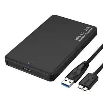 

2.5 inch HDD SSD case Sata to USB 3.0 adapter 5Gbps hard drive case housing support 2TB HDD disk for WIndows Mac OS