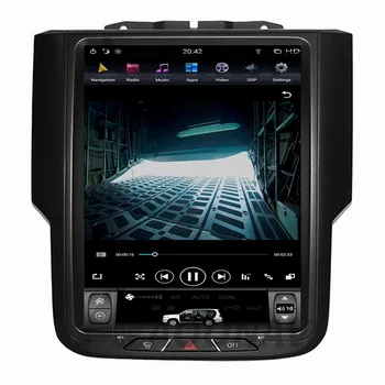 

Tesla style Car Multimedia Player GPS Navigation For-dodge RAM 1500 2014-2018 Vertical Screenradio head unit Auto stereo