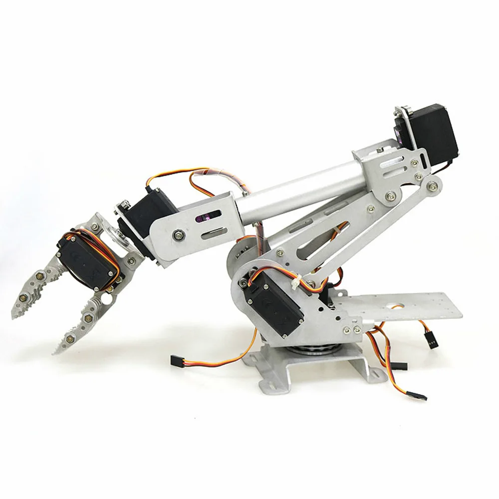 

7 DOF Metal Claw Robotic Arm Gripper with 8 Servos DIY Kit Large Torque Digital Servo Robot Arm Mechanical Robotic Clamp Claw