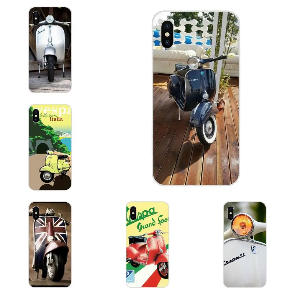 

For Xiaomi Mi3 Mi4 Mi4C Mi4i Mi5 Mi 5S 5X 6 6X 8 SE Pro Lite A1 Max Mix 2 Note 3 4 Phone Shell Covers Vespa Scooter Motorcycle