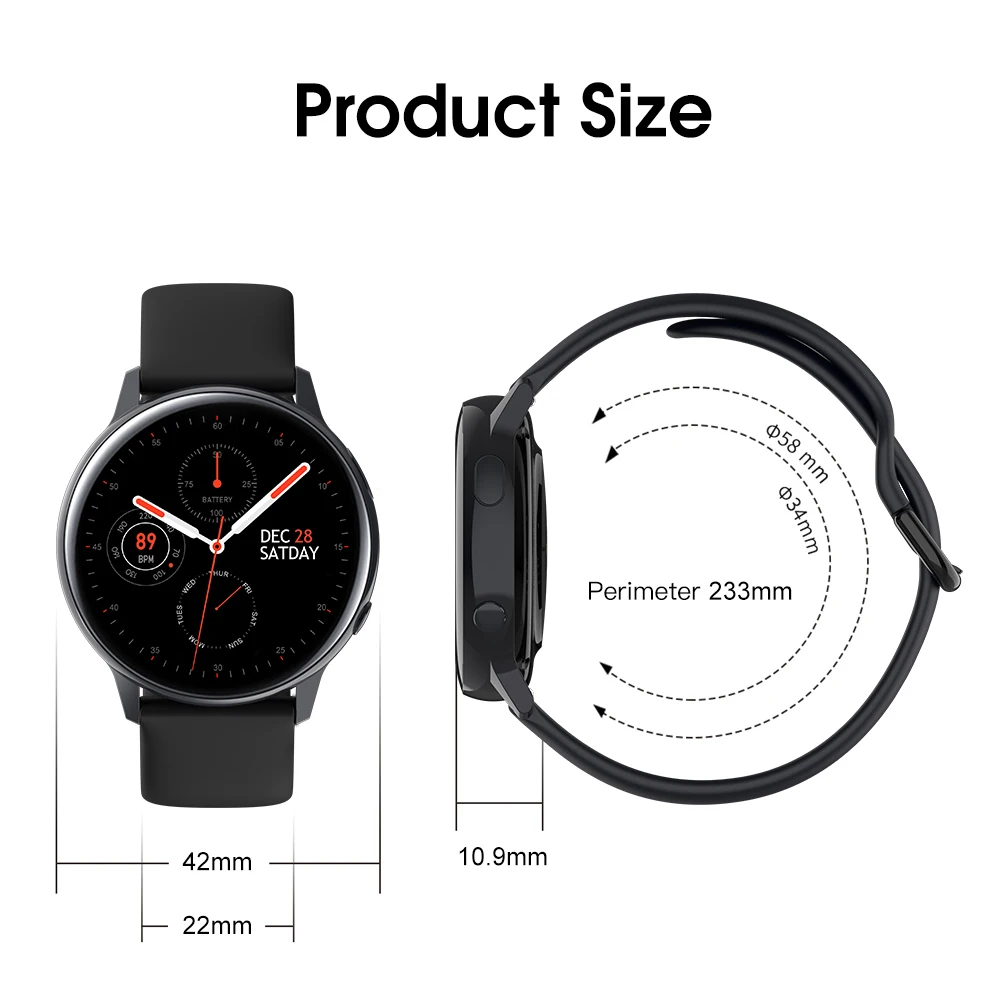 Lokmat Time Luxury Amoled Smart Watch Women 390