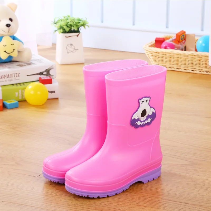 

Fashion CHILDREN'S Cartoon Rain Shoes 9-13-Year-Old Big Kid Men And Women Children Animal Baby Shoe Cover Anti-slip Rain Shoes R