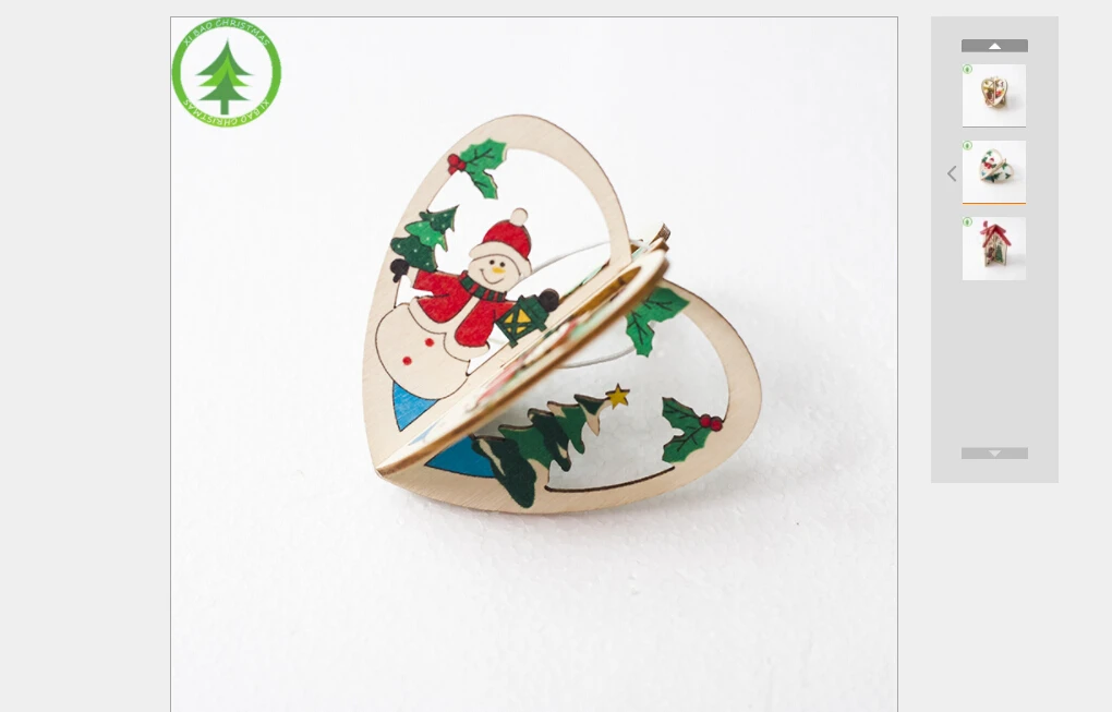 3D рождественские деревянные пустые мини-домики для рождественской елки, подвесные бирки, вечерние подвесные украшения - Цвет: Snowflake