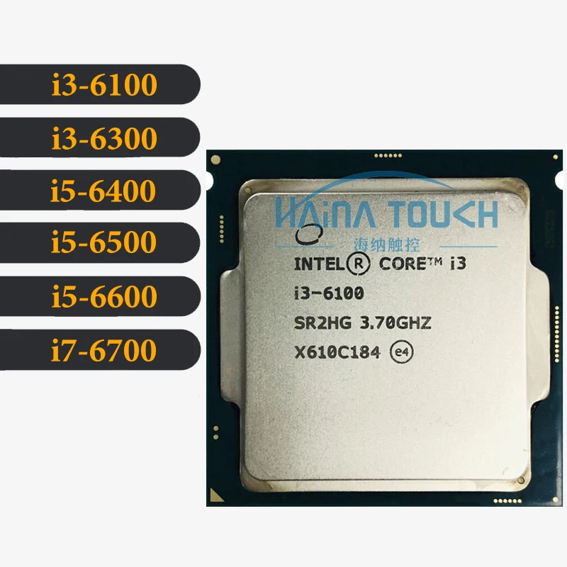 Оригинальный процессор Intel Core i3-6100 6300 i5-6400 6500 i7-6700 i3 i5 i7 Cpu LGA 6600 | Компьютеры и офис