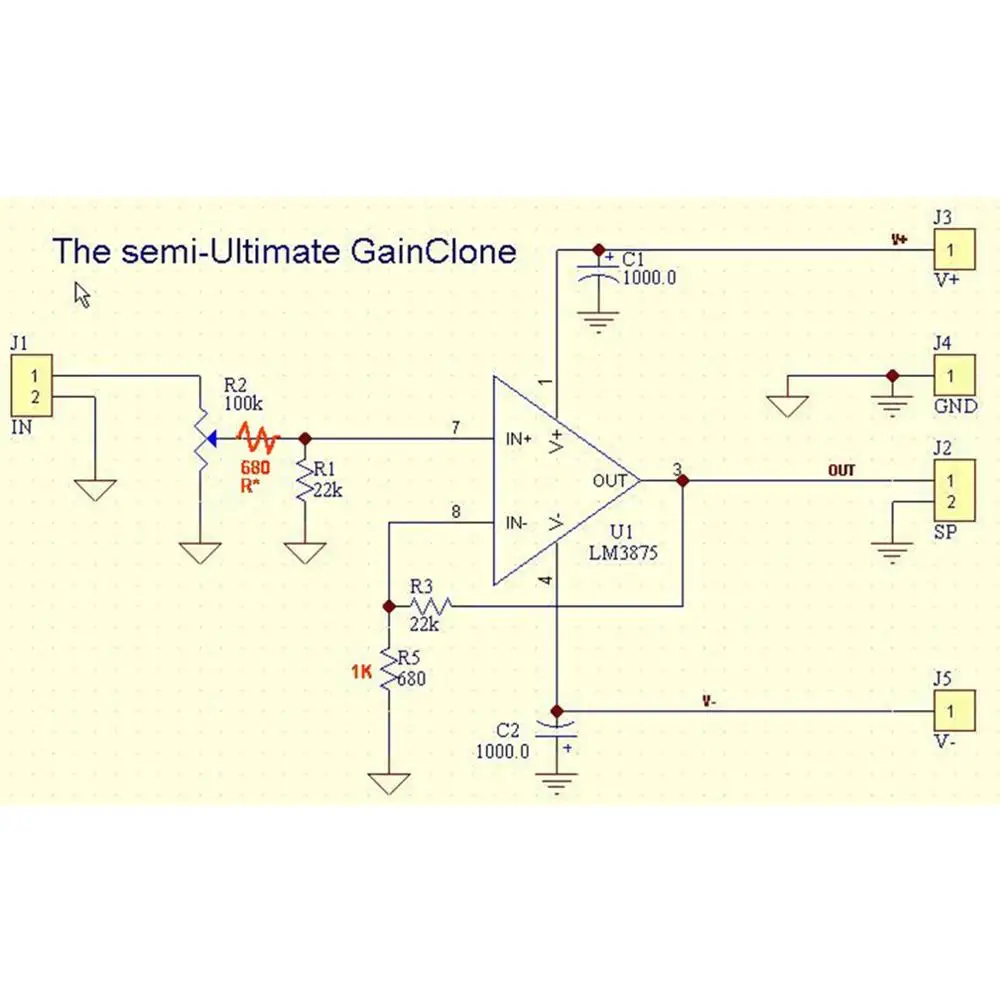 GAINCLONE LM3875 50 Вт+ 50 Вт 8R усилитель комплект DIY двухканальный динамик Защитная микросхема