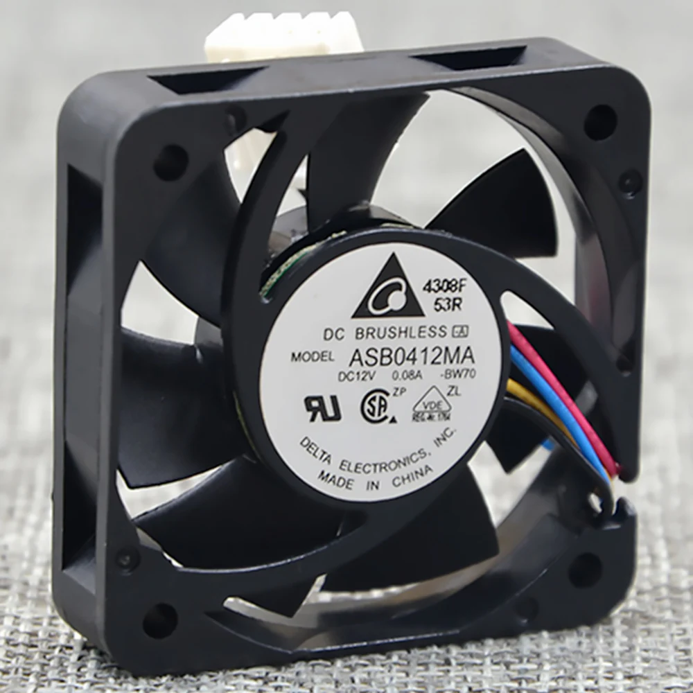 Вентилятор охлаждения для delta ASB0412MA 40*40*10 мм 12 В 0 08a 4010 4 см pmw mini