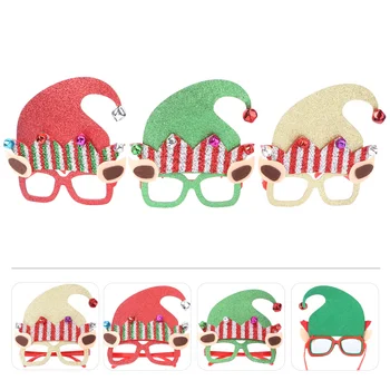 

3Pcs Lovely Cartoon Christmas Eyeglasses Funny Kids Glasses Festival Gifts