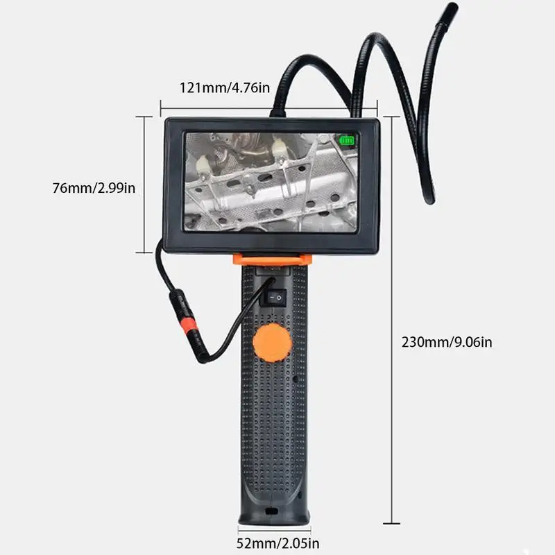 4.3 Inch Large-Screen Endoscope HD 720P Video Recording Car Repair Tools Pipe Repair Tools Microscope Magnifier IP68 Waterproof 4.3 Inch Large-Screen Endoscope HD 720P Video Recording Car Repair Tools Pipe Repair Tools Microscope Magnifier IP68 Waterproof