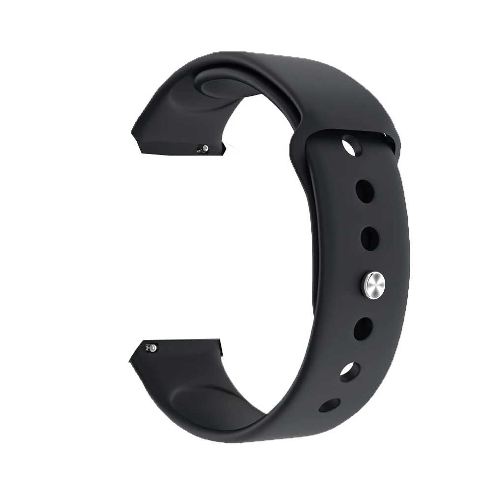 black silica strap T80 Смарт-часы ремешок из силиканого металла ремешок для браслет для смарт-часов Смарт-часы аксессуары ремешок для мужчин wo мужчин заменить ремешок - Цвет: black silica strap