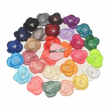 Стиль Детский жакет из денима для девочки; повязка на голову с 5 ярусами шить Pearl сжигать край цветок заколки в европейском и американском стиле для девочек сбоку заколка утка 30-Цвет