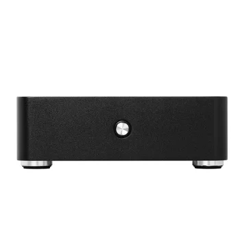 

E-H60 Mini ITX HTPC Chassis Home Audio Gaming Durable Without Power Supply Computer Case Practical Office Aluminum Alloy Cooling