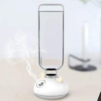 

1200mah Portable Air Humidifier Ultrasonic Rechargeable Car Mist Maker Air Purifier Humidifier for Home Office with Light