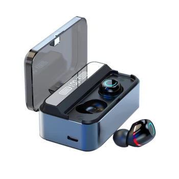 

TWS Bluetooth Headset 5.1 Wireless Binaural Digital Display Sports Waterproof Headset Charging Box 1700 MAh G09