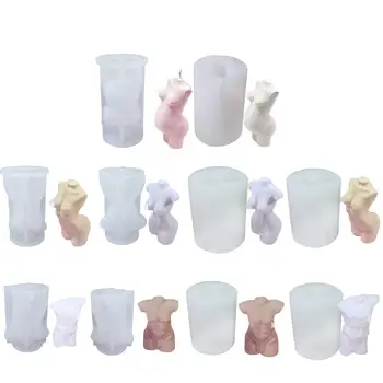 

3D Women Men Nude Body Clay Mold Cake Fondant Silicone Mould