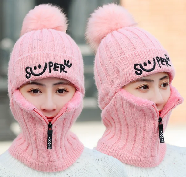 Зимние вязаные наушники Шерстяная кепка шляпа зимняя шапка skullies модная теплая акриловая шляпа Повседневная Уличная велосипедная вязаная шапка - Цвет: 03