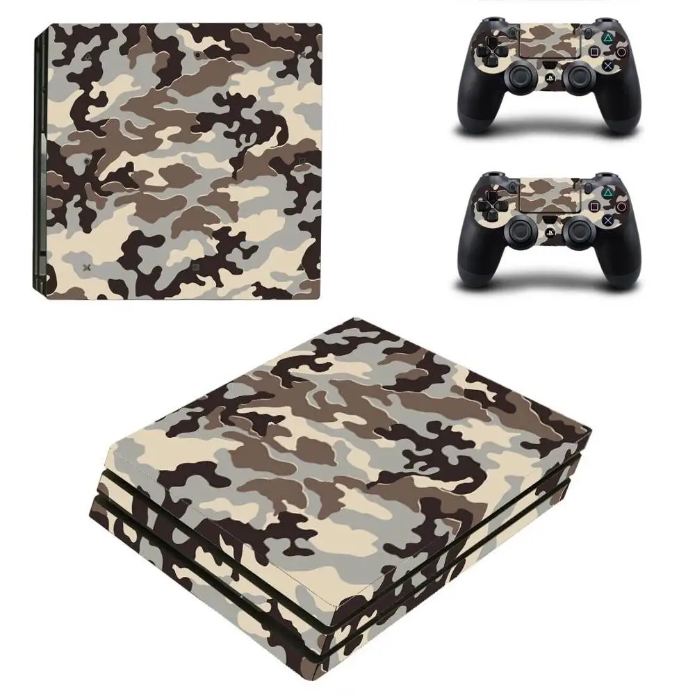 PS4 Pro sticker s камуфляж PS 4 Play station наклейки для кожи Pegatinas playstation консоли и контроллера|