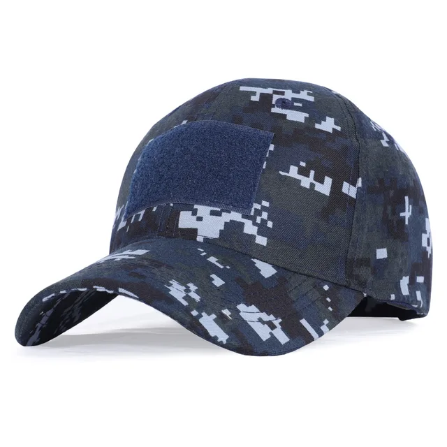 17 Colors Camo Men's gorras Baseball Cap Male Bone Masculino Dad Hat Trucker New Tactical Men's Cap Camouflage Snapback Hat 2022 Camo navy