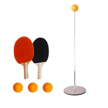 

Table Tennis Trainer Ping Pong Balls Paddles Set Training Elastic Soft Shaft Equipment Trainer Practice Ball