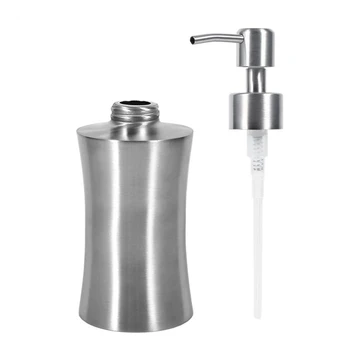 

New 304 Stainless Steel Liquid Soap Dispenser Bathroom Shower Pump Lotion Dispenser Bottle Hand Sanitizer Holder 250Ml