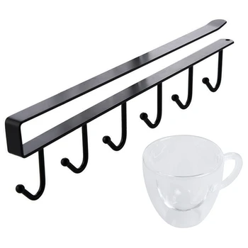 

Heart Shaped Heat Resistant Double Wall Layer Clear Glass Tea Cups Mug, 180Ml & Kitchen Storage Rack Cupboard Hanging