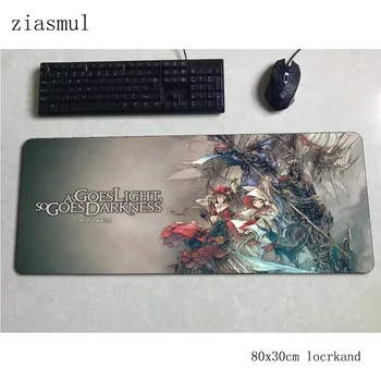 

final fantasy xiv mousepad 800x300x3mm Kawaii Computer mouse mat gamepad Natural Rubber gaming mousemat desk pad office padmouse