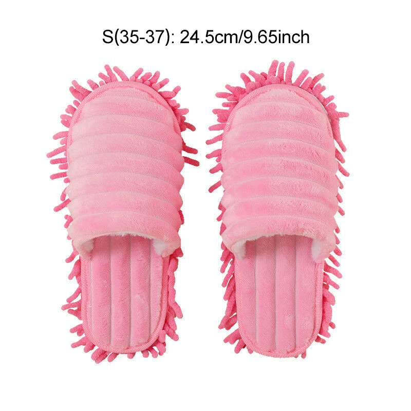 S-Pink S/M/L 2 шт./пара нескользящие носки для ног без застежки тапочки для швабры быстро для чистки и полировки пыли кухонные инструменты принадлежности для ванной комнаты - Цвет: S-Pink