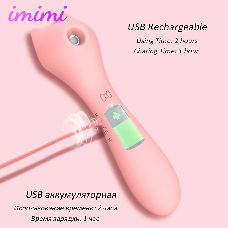 Nipple Sucker Body Massager Vibrators 10 Frequency Vibration Magic Motion Blowjob Tongue Sucking Strapon Adult Sex Toy for Women