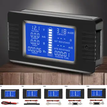 

PZEM015 DC 0-200V LCD Car Battery Voltage Current Capacity Resistance Tester