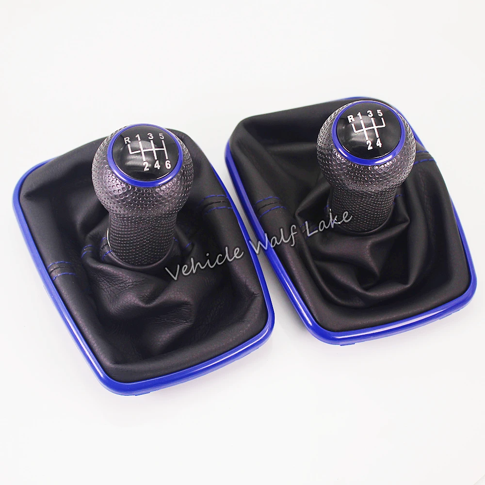 For Volkswagen VW 1999-2004 Golf 4 IV MK4 GTI R32 Bora Jetta 5 Speed 12mm  Car Gear Shift Knob Lever Shifter Gaitor Boot