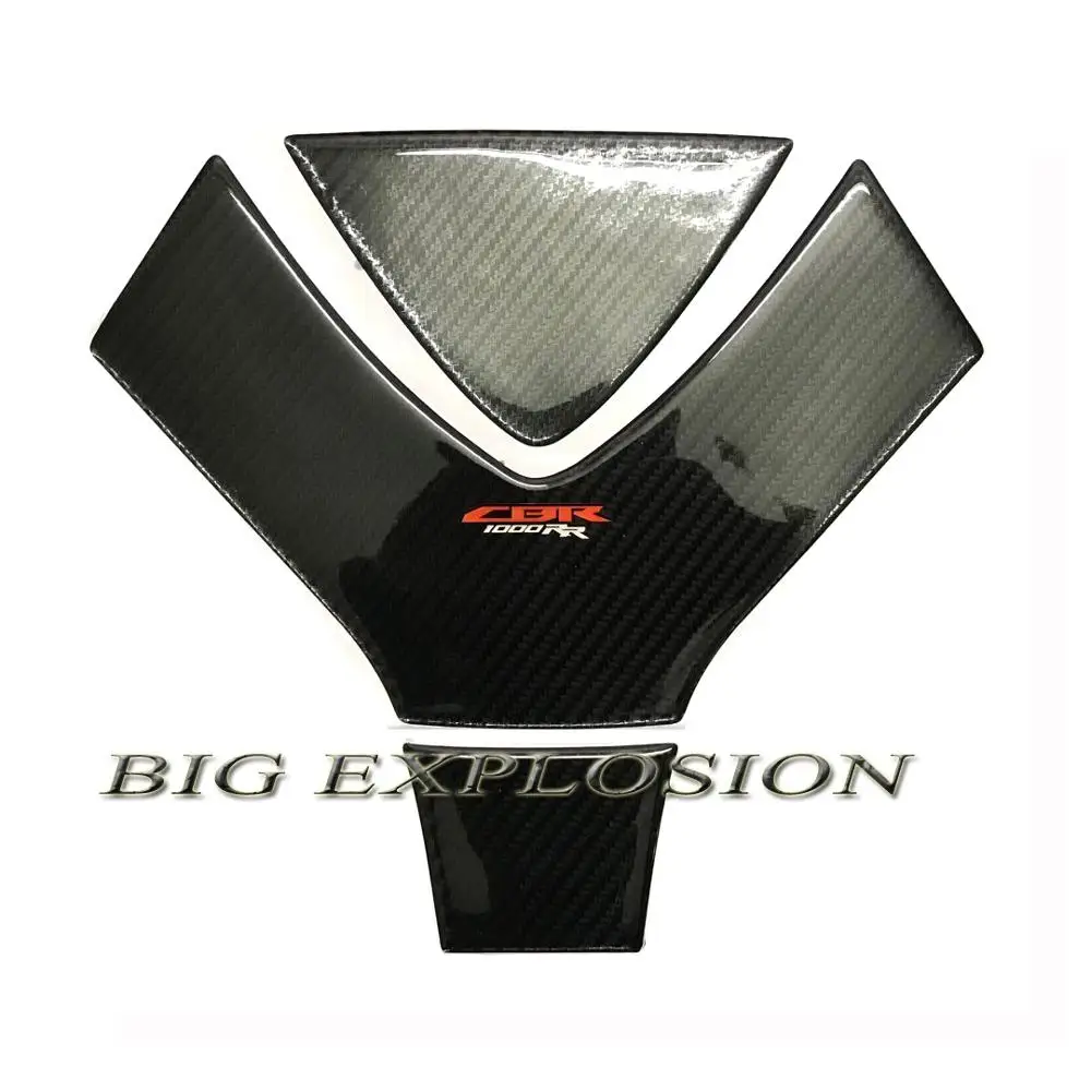 Carbon Brazing 3D Resin Tank Pad For Honda CBR1000RR Fireblade 2017-2020 Motorcycle Sticker Decorative Protector Fuel tank sticK |
