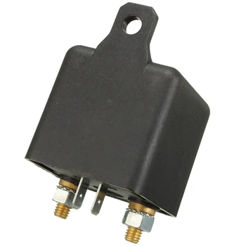 

12V 100Amp 4-Pin Heavy Duty ON/OFF Switch Split Charge Relay For Auto Boat Van Black