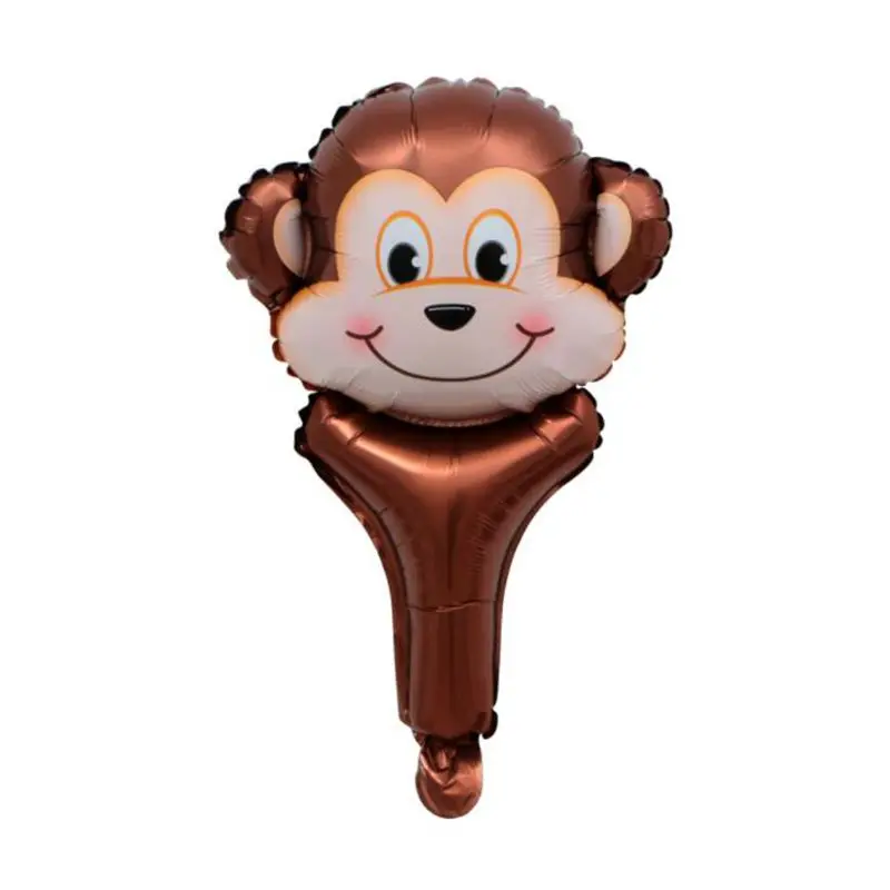 Balloons 1pcs Мультфильм джунгли животных Тема воздушный шар День Рождения украшения детские одноразовые посуда декоративные воздушные шары вечерние принадлежности - Цвет: Balloons 1pcs