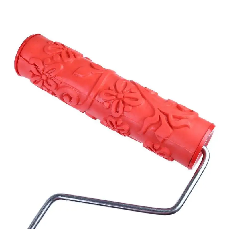 Hot Sale Wall Embossing Roller Classic Delicate Printing Pattern Rubber Roller for Wall Decoration Paint Wall Embossing Roller